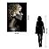 SF1379 Temp Glass w/Foil - Woman Gold Leaves (40x60) by Classy Art