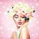 SF1383B Temp Glass w/Foil - Pink Lady (50x50) by Classy Art