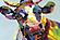 SF1386 Temp Glass w/Foil - Abstract Cow (40x60) by Classy Art
