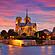 SF1394 Temp Glass w/Foil - Notre Dame Cahedral 2 (50x50) by Classy Art
