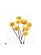 SF1416 Temp Glass w/Foil - Yellow Bulb 1 (40x60) by Classy Art