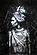 SF1426R Temp Glass w/Foil & Rhinestones - Woman Native (40x60) by Classy Art