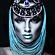 SF1430R Temp Glass w/Foil & Rhinestones - Lady Pharaoh (50x50) by Classy Art