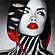 SF1432R Temp Glass w/Foil & Rhinestones - Lady Zebra (50x50) by Classy Art