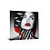 SF1432R Temp Glass w/Foil & Rhinestones - Lady Zebra (50x50) by Classy Art