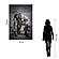 SF1588 Temp Glass w/Foil - Kneeling Solider (40x60) by Classy Art