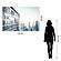 SF1590 Temp Glass w/Foil - Skyscraper (40x60) by Classy Art
