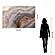 SF1606 Temp Glass w/Foil - Granite 2 (40x60) by Classy Art