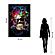 SF1608 Temp Glass w/Foil - Color me Skull (40x60) by Classy Art