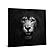 SF1624 Temp Glass w/Foil - Lion B & W (50x50) by Classy Art