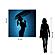 SF1632 Temp Glass w/Foil - Rainy Night 2 (50x50) by Classy Art