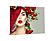 SF1664R Tempered Glass w/Foil & Rhinestones - Rose Vail (40x60) by Classy Art