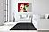 SF1664R Tempered Glass w/Foil & Rhinestones - Rose Vail (40x60) by Classy Art