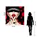 SF1666R Tempered Glass w/Foil & Rhinestones - Bangin (50x50) by Classy Art