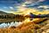 SF1708 Temp Glass w/Foil - Lake by the Mountain (60x40) by Classy Art