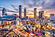 SF1716 Temp Glass w/Foil - Atlanta Skyline (60x40) by Classy Art