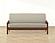 Atlantic Silver Futon Cover by SIS Covers