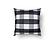Buffalo Plaid Black Decorative Throw Pillow by SIS Covers