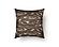 Faux Bois Decorative Throw Pillow by SIS Covers