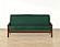 Fluctuate Emerald Futon Cover by SIS Covers