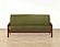 Fluctuate Olive Futon Cover by SIS Covers