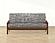High Society Silver Futon Cover by SIS Covers