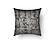 High Society Silver Decorative Throw Pillow by SIS Covers