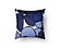 Hydra Blue Decorative Throw Pillow by SIS Covers