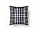 Mini Check Black Decorative Throw Pillow by SIS Covers