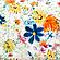 Modern Meadow Futon Cover by SIS Covers