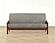 Padma Smoke Futon Cover by SIS Covers