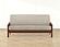Padma Harbor Gray Futon Cover by SIS Covers
