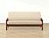 Rhythm And Rhyme Cream Futon Cover by SIS Covers