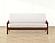 Radiant White Futon Cover by SIS Covers