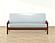 Suave Blue Ice Futon Cover by SIS Covers