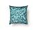 Swan Lake Aqua Decorative Throw Pillow by SIS Covers