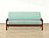 Socialite Blue Futon Cover by SIS Covers