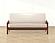 Suave Creme Futon Cover by SIS Covers