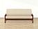 Tiffany Linen Futon Cover by SIS Covers