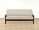 Ticking Stripe Black Futon Cover by SIS Covers