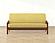 Window Box Citron Futon Cover by SIS Covers