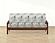 Winter Bloom Futon Cover by SIS Covers