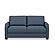 Dove Sofa Bed Sleeper Santorini Slate Fabric by Slofa