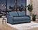 Dove Sofa Bed Sleeper Santorini Slate Fabric by Slofa