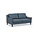 Harmony Sofa Bed Sleeper Maude Slate Fabric by Slofa