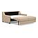 Joy Sofa Bed Sleeper Mia Sand Fabric by Slofa