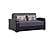 Sleep Plus Gray Loveseat Full Sleeper by Casamode