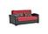 Sleep Plus Red Loveseat Full Sleeper by Casamode