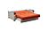 Sleep Plus Orange Sofa Bed by Casamode