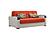Sleep Plus Orange Sofa Bed by Casamode
